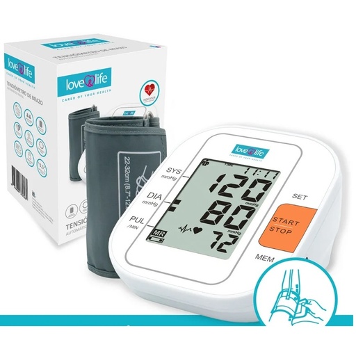 [765066762582] Tensiómetro de Brazo Automático Love & Life