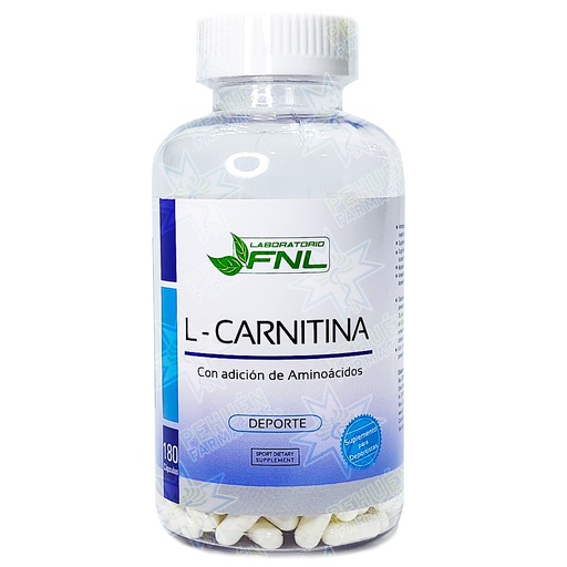 [9201858858213] L-Carnitina 180 Cápsulas FNL