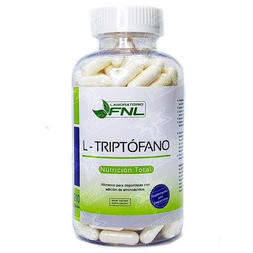 [9201858858206] L-Triptófano 100 mg 210 Cápsulas FNL