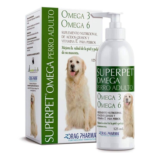 [7800006004933] Superpet Omega Perros Adultos Suspensión Oral 125 mL Drag Pharma