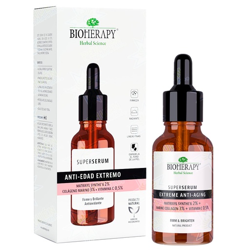 [8697711600982] BioHerapy Súper Sérum Antiedad Extremo 30 mL Alpaya