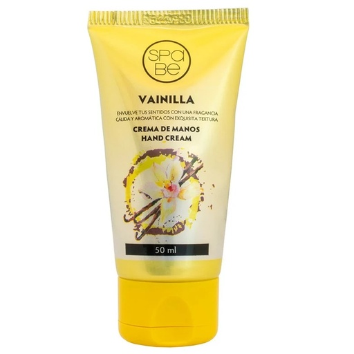 [7805633021766] Spa Be Crema de Manos Vainilla Dulce 50 mL