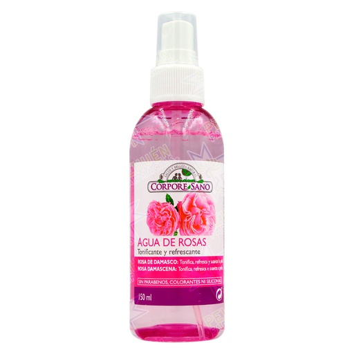 [8414002085286] Corpore Sano Agua de Rosas con Atomizador 150 mL