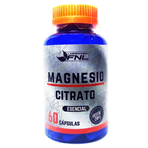 [8790202007113] Magnesio Citrato 60 Cápsulas Veggies FNL