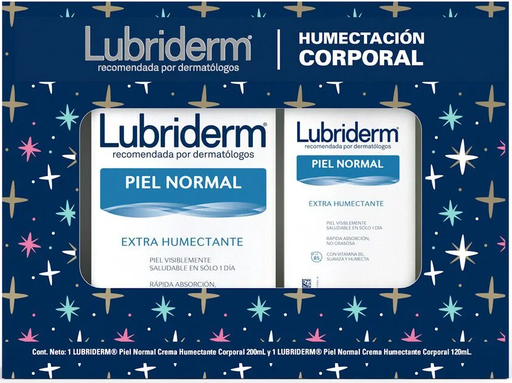 [7804623853288] Lubriderm Estuche Extra Humectante Crema Corporal 200 + 120 mL Johnson & Johnson