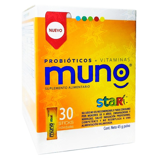 [7804651290109] Muno Start Suspensión Oral 30 Sachets Axon Pharma