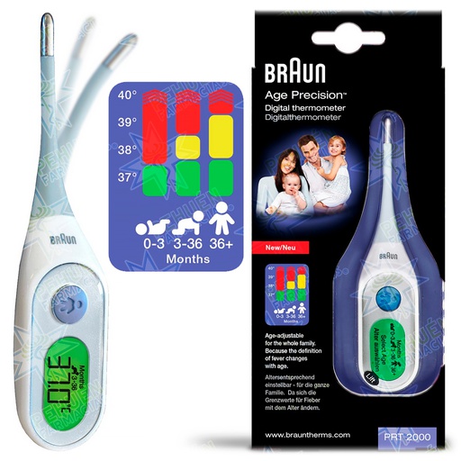 [4022167200099] Braun Age Precision Termómetro Digital Punta Flexible PRT-2000