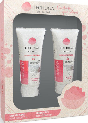 [7800004003617] Lechuga Estuche Dermo Cuidado Crema Manos 75 grs + Crema Pies 75 grs