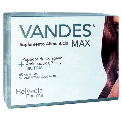 [7800097003754] Vandes Max 60 Cápsulas Helvecia Pharma