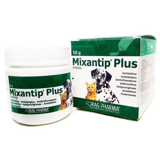 [7800006008221] Mixantip Plus Gato/Perro Crema Tópica 50 g Drag Pharma
