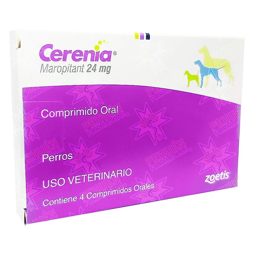 [7804650310334] Cerenia 24 mg Perros 4 Comprimidos Veterinarios Zoetis
