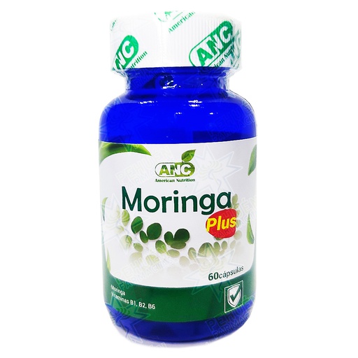 [7805357001587] Moringa Plus + Vit B1-B2-B6 60 Cápsulas Anc Ravepharma