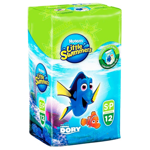 [7896007551101] Huggies Little Swimmers Talla P-M 11 Pañales para bañarse Kimberly Clark