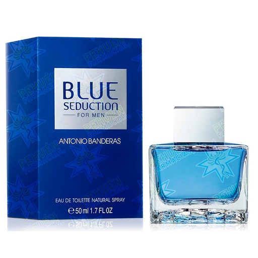 [8411061636275] Antonio Banderas Blue Seduction Men  Eau de Toilette Hombre 50 mL