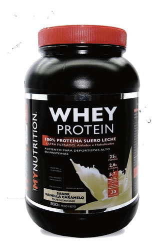 [7804616661081] Whey Protein Polvo Sabor Vainilla 990 g MyNutrition