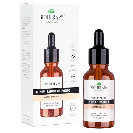 [869771600937] BioHerapy Súper Sérum Corrector Antiacné Minimizador de Poros Ác. Oleanólico 30 mL Alpaya