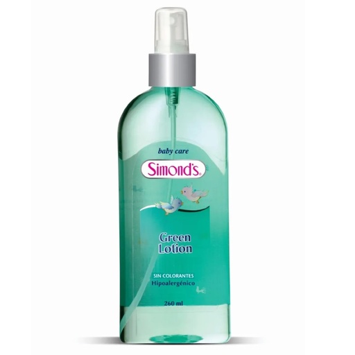 [7804945016026] Simond's Green Lotion Colonia 260 mL