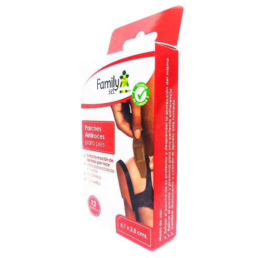 [7805633020486] Family Set Parches Talón 5 Unidades