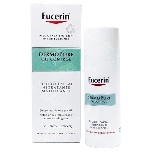 [4005900436962] DermoPure Oil Control Fluído Facial Matificante 50 mL Eucerin
