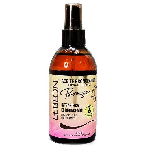 [7800004003532] Leblon Aceite Bronzer Fps 6 Bronceador 220 mL