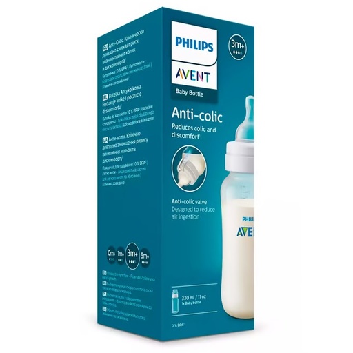 [8720689012454] Avent Anti-colic Mamadera 3m+ 330 mL Philips