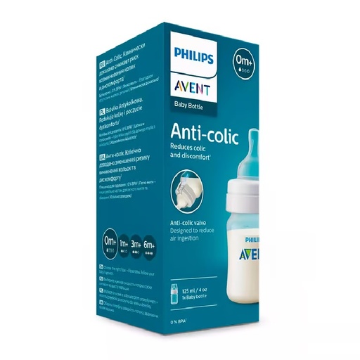 [8720689010894] Avent Anti-Colic Mamadera 0m+ 125 mL Philips