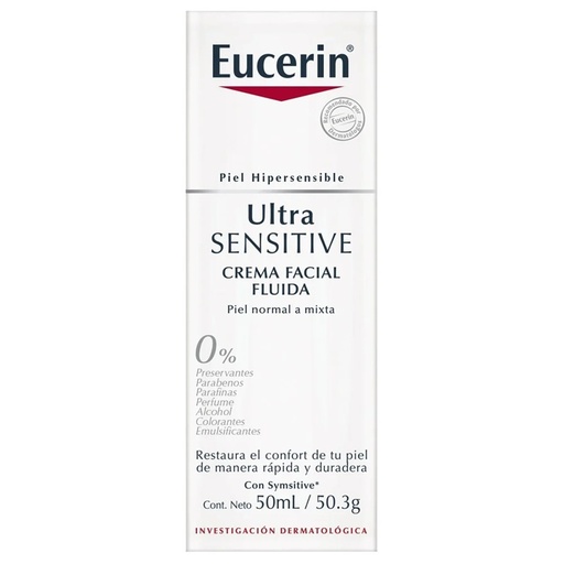 [4005800109256] Ultra Sensitive Crema Facial Fluida Piel Sensible 50 mL Eucerin