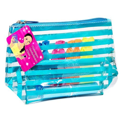 [1041838881125] Cosmetiquero Calipso + Brocha Retractil + 8 Colets