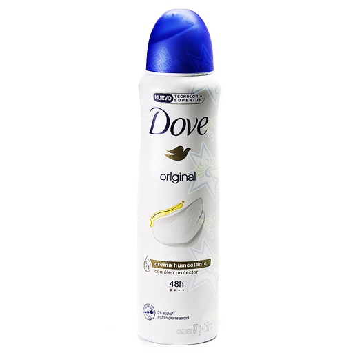 [7791293048468] Dove Desodorante Antitranspirante Original Spray 150 mL