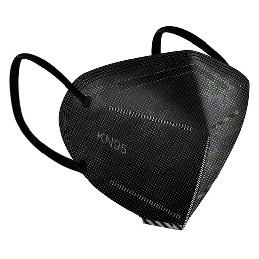 [kn95negra] Mascarilla KN95 Negra Caja 10 Unidades