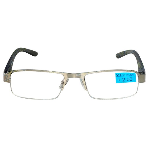 [7805633015116] Lentes De Lectura +2.0 Grafito V-Polak