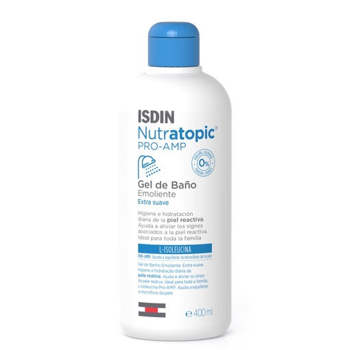 [8429420166561] Nutratopic Pro-AMP Gel de Baño Emoliente 400 mL Isdin