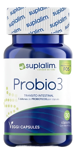 [7804616661104] Probio3 30 Cápsulas Veggies Suplalim