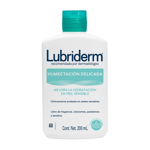 [7702031244547] Lubriderm Humectación Delicada Crema Corporal 200 mL Johnson & Johnson