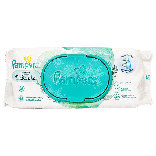 [7500435180290] Pampers Limpieza Delicada 48 Toallitas Húmedas P&G