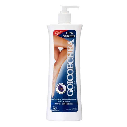 [7798140251583] Goicoechea Ultra Nutritiva Crema para Piernas Zonas con Várices 400 mL Genomma Lab