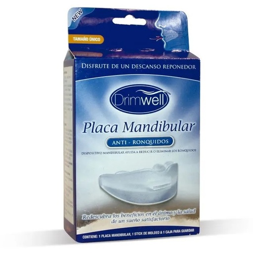 [7809601104222] Placa Mandibular Anti Ronquidos Drimwell La Prepie