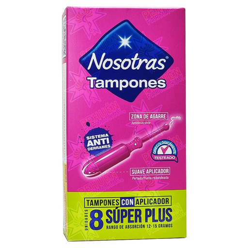 [7702026147198] Nosotras Tampones Super Plus 8 Unidades