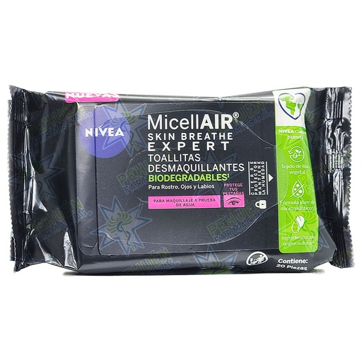 [4005900985798] Nivea MicellAir Skin Breathe Expert 20 Toallitas Desmaquillantes Micelares Beiersdorf