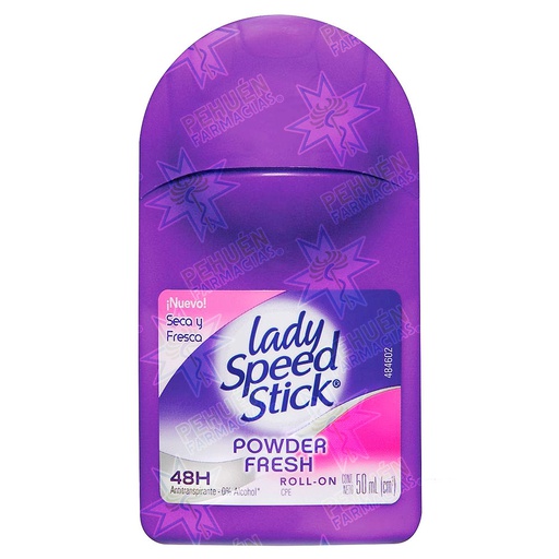 [7509546060477] Lady Speed Stick 24/7 Antitranspirante Roll-On Powder Fresh Mujer 50 mL Colgate