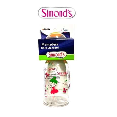 [7804945002401] Simond's Baby Mamadera Clásica Boca Standard 120 mL Durandin