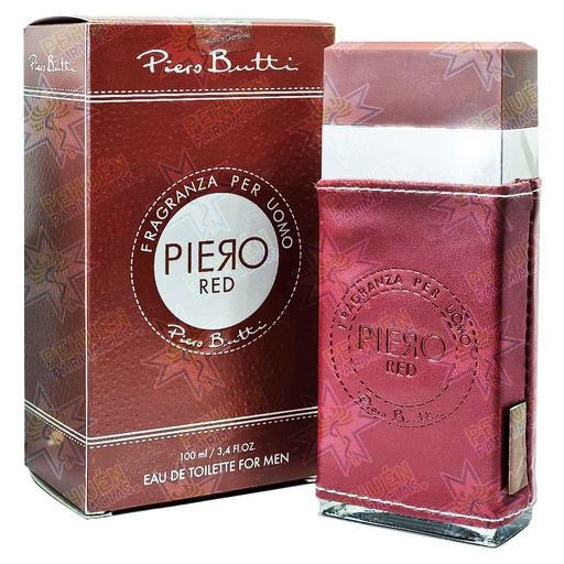 [7804907880061] Piero Red Eau de Toilette Spray 100 mL Piero Butti