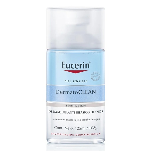 [4005800270543] DermatoClean Desmaquillante Bifásico de Ojos 125 mL Eucerin
