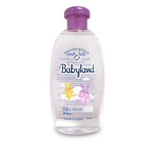 [7804945075108] Babyland Baby Aceite Relax Vaselina Líquida 210 mL