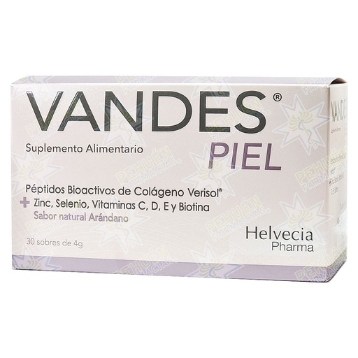 [7800097003761] Vandes Piel 30 Sobres Helvecia Pharma