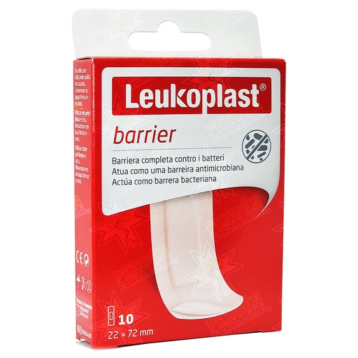 [4042809659702] Parches Leukoplast Barrier Barrera Antimicrobiana 10 Unidades
