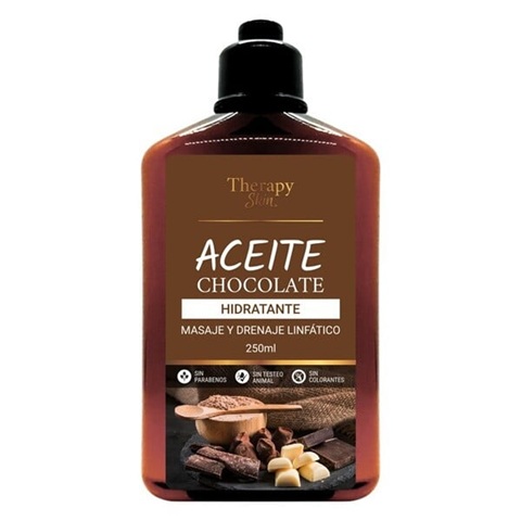 [7804631370197] Therapy Aceite Corporal para Masajes Chocolate 250 mL Cosedeb