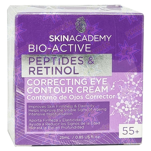 [5031413920888] Crema Contorno Ojos Peptides & Retinol 25 mL Skin Academy