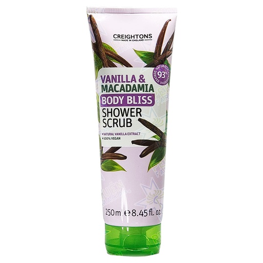 [5015833320442] Body Bliss Exfoliante Vanilla Macadamia 250 mL Creightons
