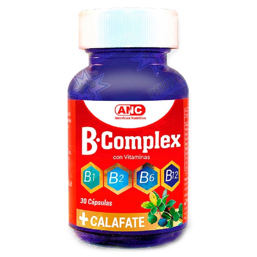 [7805357001907] B-Complex + Calafate 30 Cápsulas ANC Ravepharma